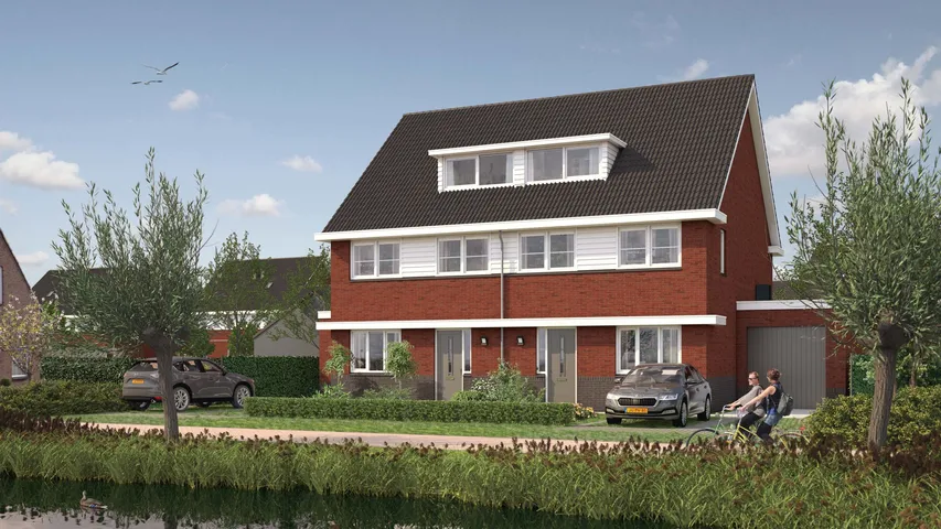 9. Goudvink tweekapper met garage