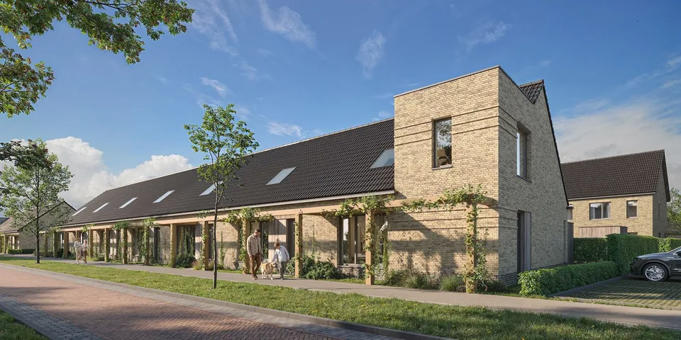 Emaraldgroen - hoek- en tussenwoning